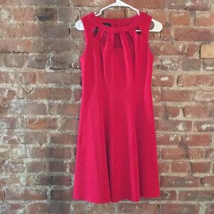 Flirty Red Cocktail Dress